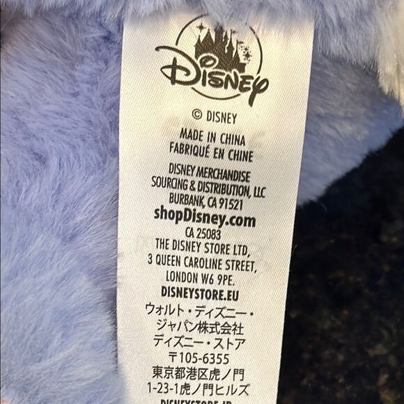 Minnie Mouse Holding Bunny 18” BluePurple 2019 DisneyStore Plush Stuff AnimalToy - Picture 9 of 12